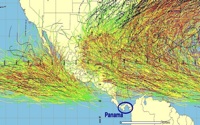 Caribbean Hurricane Paths since 1851 Caribbean Hurricanes